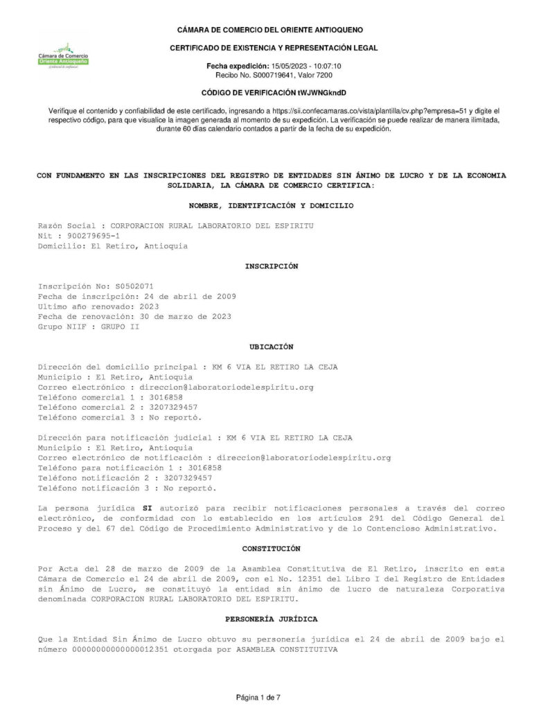 camara de comercio 2023